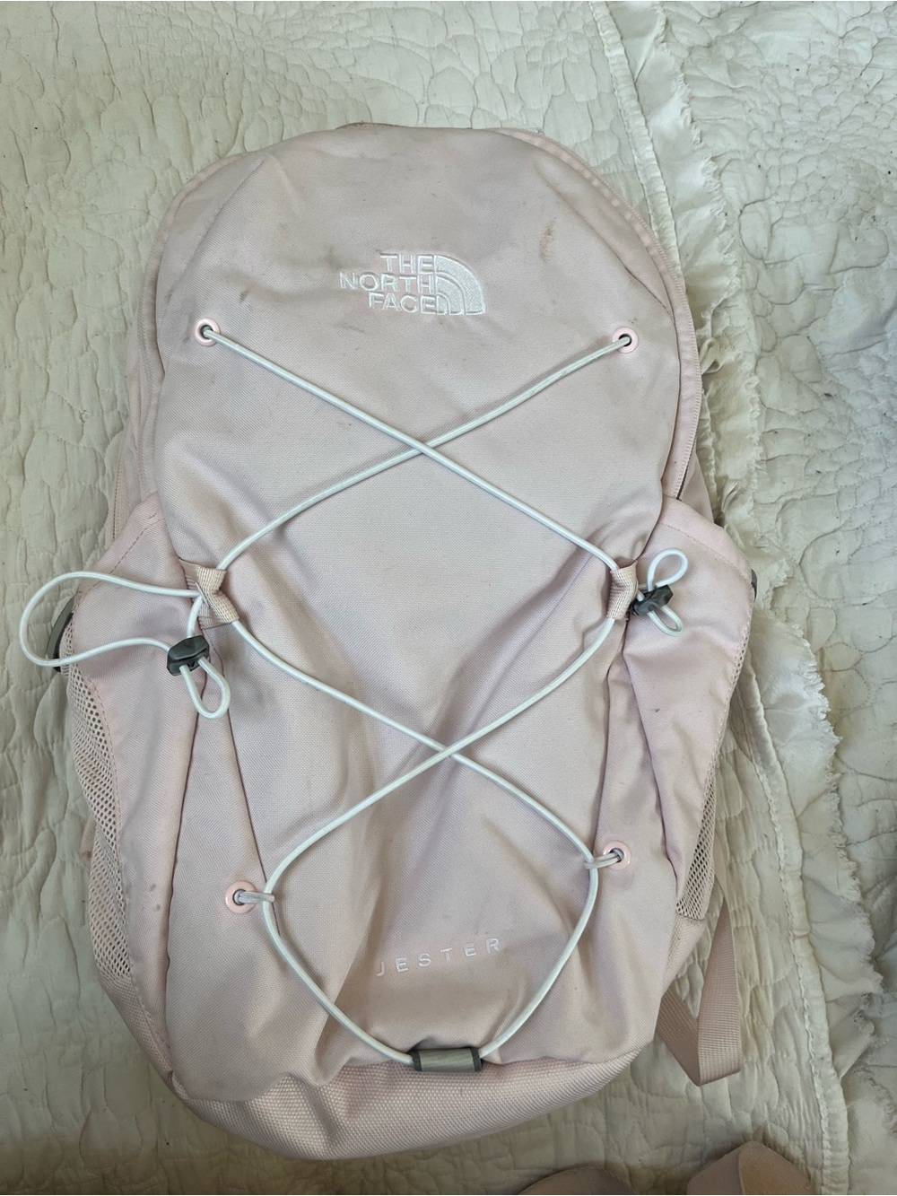 The North Face Pale Pink Jester Backpack